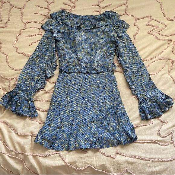 NWT Free People Sweetest Thing Floral Mini Dress - Picture 6 of 7